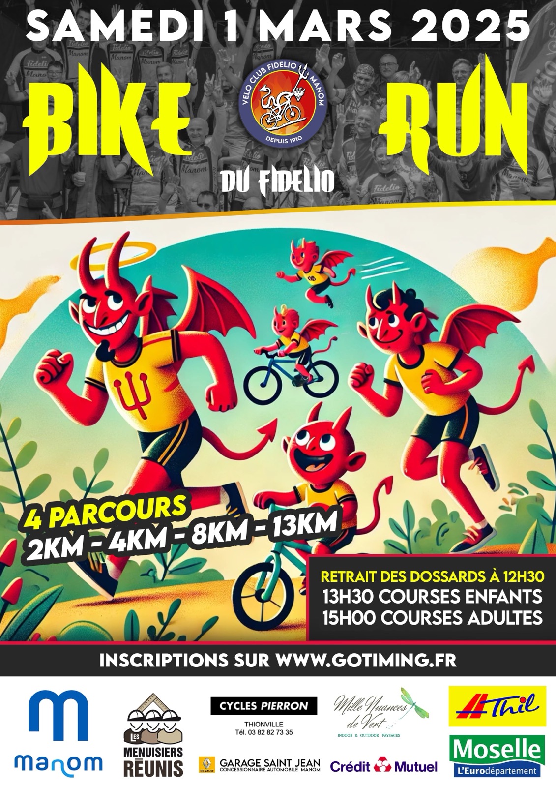 Bike and Run Fidelio Manom