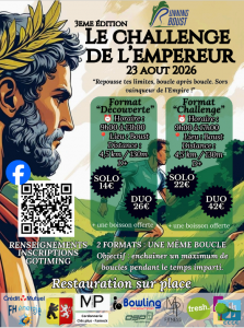 challenge de l'empereur inscription