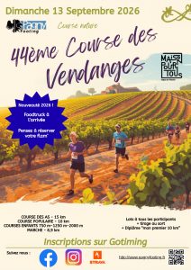 inscription course des vendanges 2026