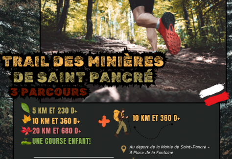 inscription trail des mineres de saint pancré